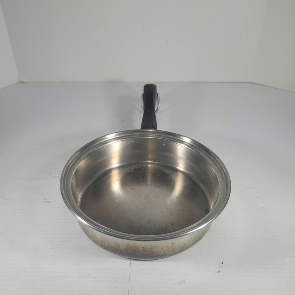 Townecraft Chef's Ware Skillet 7.5" T304 18-8 Stainless Steel Vintage NO LID - Picture 7 of 9